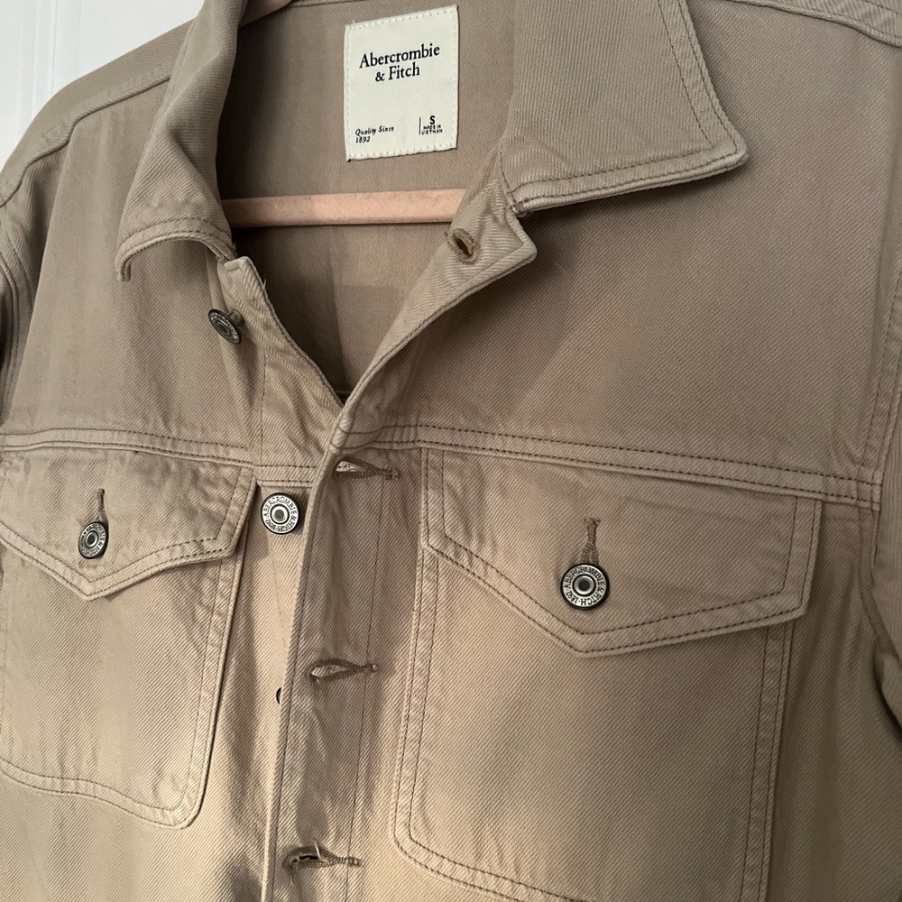 Abercrombie & Fitch Women's Beige Denim Romper